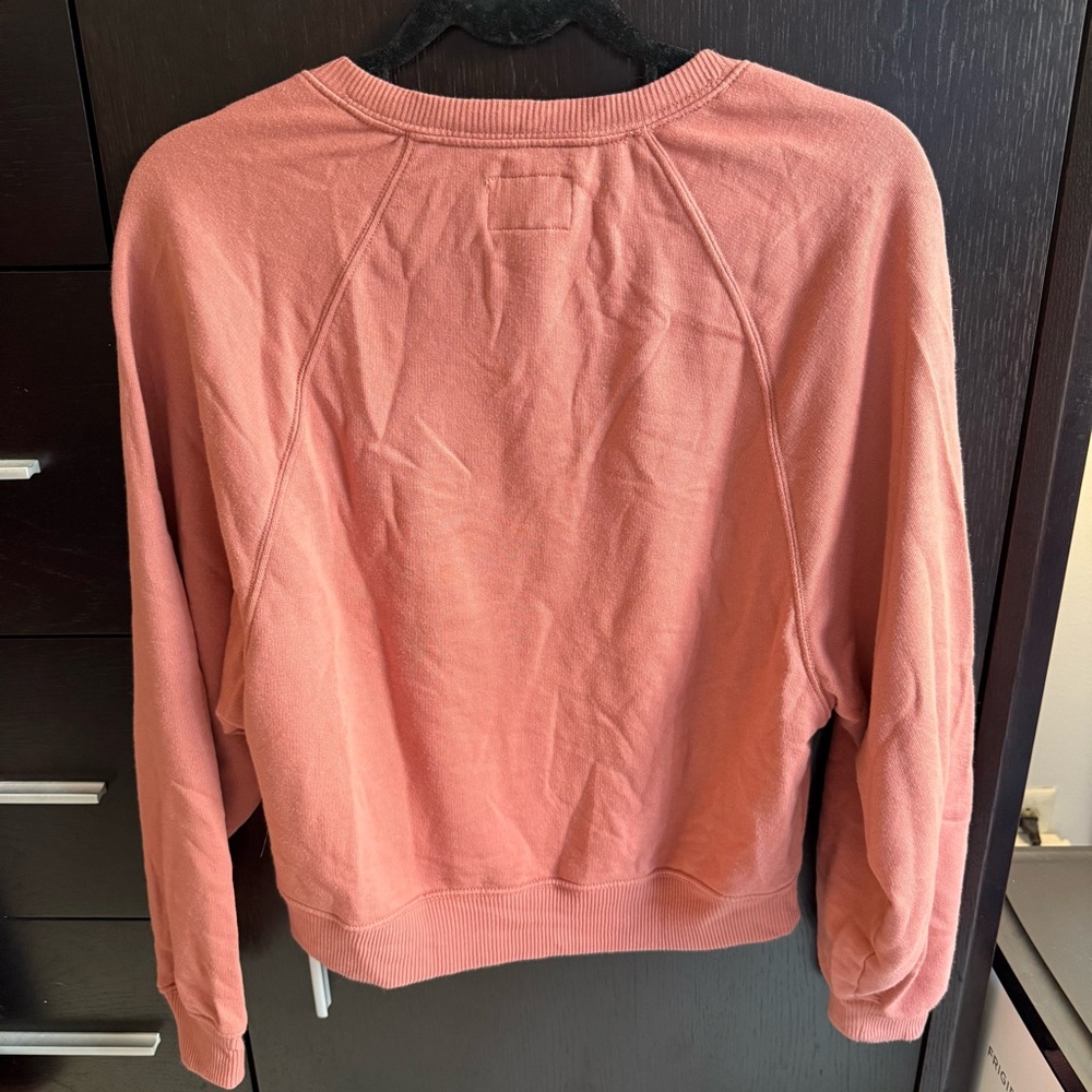 American Eagle Split Neck Pullover Sweatshirt, Du… - image 4